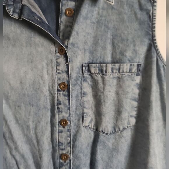 STUDIO WEST Denim Dress Size S - Picture 3 of 6